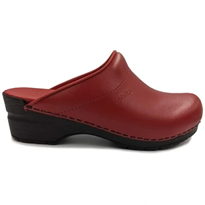 Image of Sanita &#039;Sisse&#039; Original Clogs in Red (Art:450147) 40