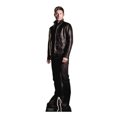 Image of Star Cutouts Ltd SC983 Dean Winchester Hunter Supernatural Life Size Cardboard Cut Out with Mini Table top, Multi Colour, 188 x 46 cm