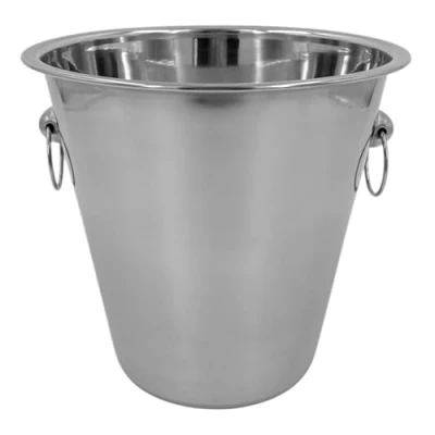 Image of Chabrias Ltd Champagne Wine Ice Bucket 5 Litre in High Polished Stainless Steel (5L, 1, Count)