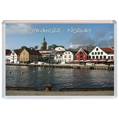 Image of Stavanger Norway 96 x 67mm Jumbo Fridge Magnet ID023