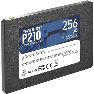 Image of Patriot P210 SATA 3 256GB SSD 2.5 Inch Internal Solid State Drive P210S256G25