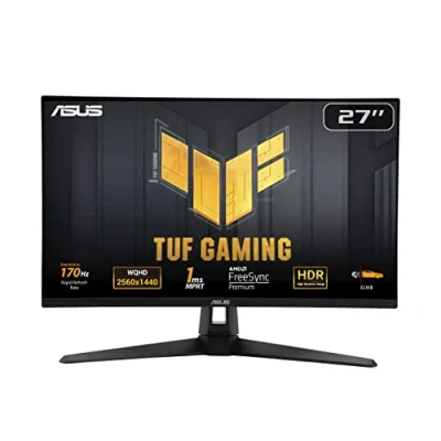 Image of Asus TUF Gaming VG27AQA1A Monitor 27 inch WQHD (2560 x 1440), 170Hz, Extreme Low Motion Blur™, Freesync Premium™, 1ms, Shadow Boost, HDR,