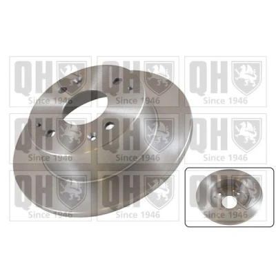 Image of BDC5602P Brake disc QUINTON HAZELL BDC5602 260mm 10,1mm 4 solid HONDA: ACCORD 6 Limousine, 6, Coupe