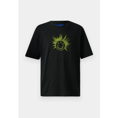 Image of HUGO Nugix Print Tshirt, Men&#039;s, Size: XL, Black