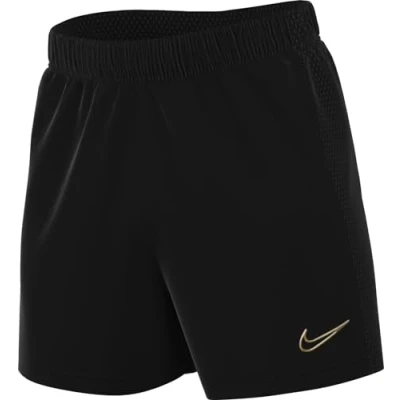 Image of NIKE, Dri Fit Academy, Shorts, Black/Black/Metallic Gold, XL, Man