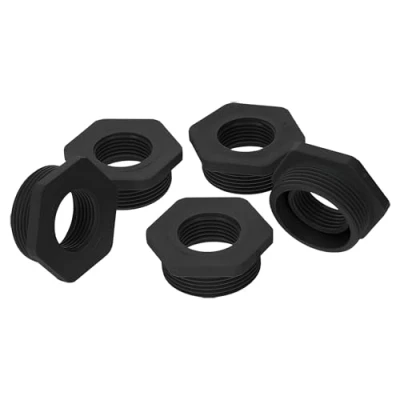 Image of Kalitec G6322010 Reduction M32/M20 Plastic Black I Reducer Cable Gland Hexagonal M20 Female Thread M32 Male IP68 Pack of 5