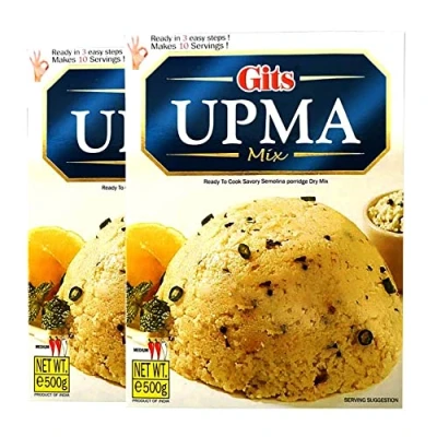 Image of GITS Upma Mix 500G Instant Breakfast Indian South Pack Origin(Pack of 2)