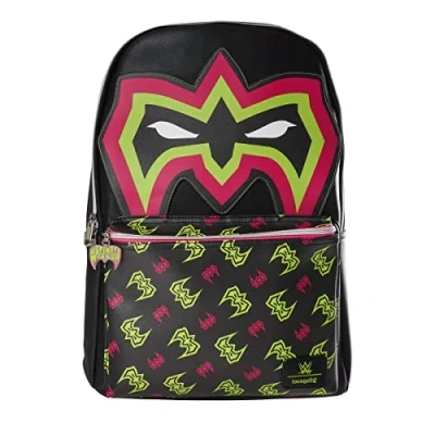 Image of WWE Ultimate Warrior Backpack Entertainment Earth Exclusive, Black, One Size