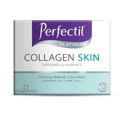 Image of Perfectil Platinum Collagen Drink Supplement for Women Skin 10 x 50 ml vials Hair