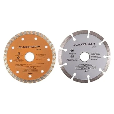 Image of 2pc 115mm (4.5&quot;) Diamond Cutting Disc Set By Blackspur