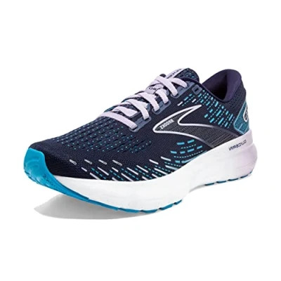 Image of Brooks Women&#039;s Glycerin 20 Running Shoe, Peacoat Ocean Pastel Lilac 01, 4 UK