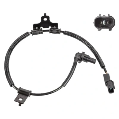 Image of 9567007010 ABS Sensor BLUE PRINT ADG071121 Front Axle Left 580mm KIA: Picanto I