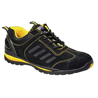 Image of Portwest FW34BKR41 Lusum Safety Shoe Yellow Size: 10 UK
