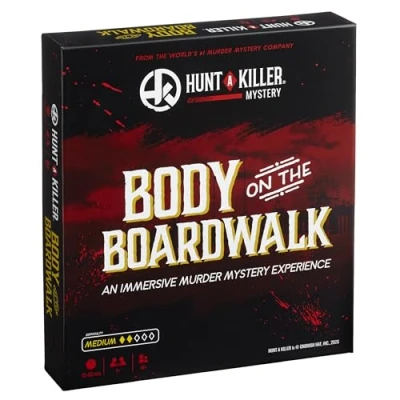 Image of Hunt A Killer Body on The Boardwalk, Immersive Murder Mystery Game Take Unsolved Case for Independent Challenge, Date Night, or with Family &amp; Friends as Detectives Age 14+
