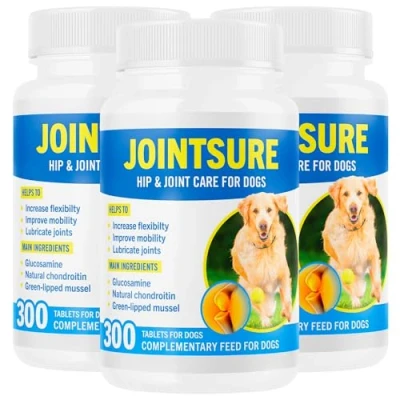 Image of JOINTSURE SENIOR Hip &amp; Joint Supplements for Dogs Pack of 900 Tablets Soothes Joints, Aids Mobility High Levels Glucosamine Green Lipped Mussel (packaging may vary)