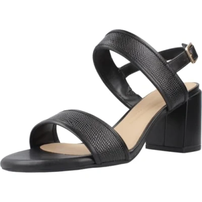 Image of Clarks Ezoria Sling Sandals, Women&#039;s, Size: 3, Black interest Leather