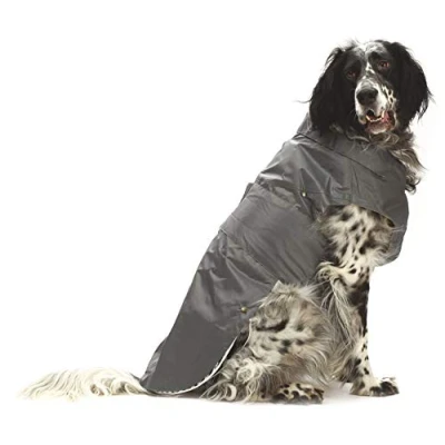 Image of Croci Montreal Dog Coat, Winter Waterproof Jacket, Size 30cm, Grey