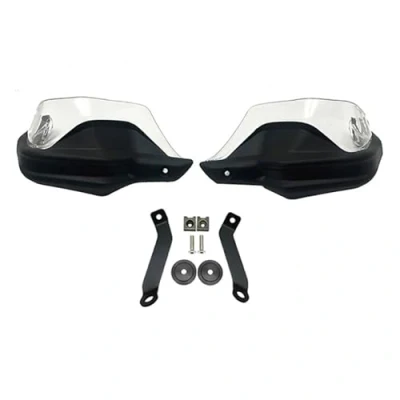 Image of Motorcycle Handguards For NC750X DCT NC750S NC700X NC 750 X 2013 2023 Shield Guards Windshield Hand Wind Protection Lever Guards(Black Grey Set)