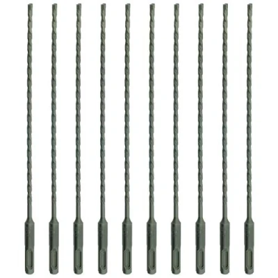 Image of 10 x SabreCut SDSA55_10 5.5mm 160mm PGM Approved SDS Plus Drill Bits for Stone Concrete Brick