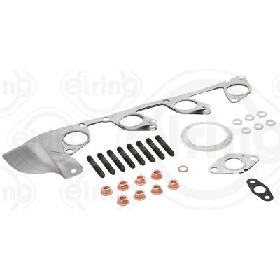 Image of 03G253010A, 03G253010AX, 03G253014K, 03G253019N, 7570420008 Mounting Kit, charger ELRING 332.380 with gaskets/seals bolts/screws