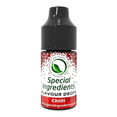 Image of Chilli Flavour Drop 30ml Highly Concentrated Versatile Food Flavouring Vegan, Non GMO, Gluten Free
