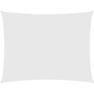 Image of vidaXL Sunshade Sail Oxford Fabric Rectangular 5x7 m White
