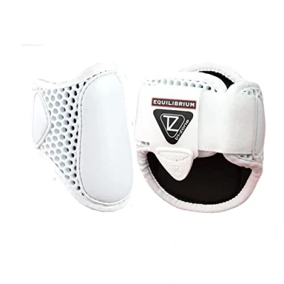 Image of equilibrium Tri Zone Fetlock Boots White, M