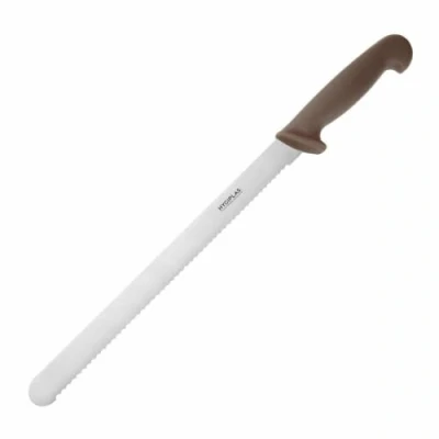 Image of Hygiplas Slicer Serrated Brown 30cm