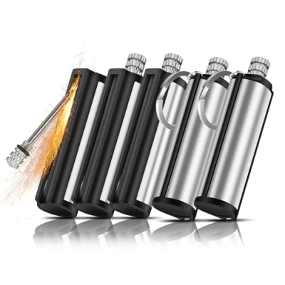 Image of Lafagiet pack of 5 Permanent Match Lighter, wateproof, keychain matches lighters for candles, Survival, Camping kit(need lighter fluid)