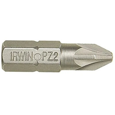 Image of Irwin 10504339 PZ2 Pozi Screwdriver Bit, 25mm, Pack of 10