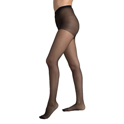 Image of DIM Women&#039;s Body Touch Transparent x1 Tights, Black, XXL