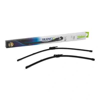 Image of 1698200145, 1698200245, A1698200145, A1698200245, A1698201245 Wiper BLADE VALEO SILENCIO X.TRM, FLAT SET 574325 MERCEDES BENZ: A Class