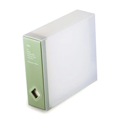 Image of AhfuLife CD Storage Case, DVD Case Colorful Space saving Album or Organiser Holds Up to 24 Disks, Holder Boxes for Car Office Home Gifts
