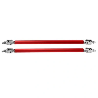 Image of For Spoiler Struts Car Bumper Lip Bar Strut 1 Pair 20Cm Front Support Modification Rod(Red)