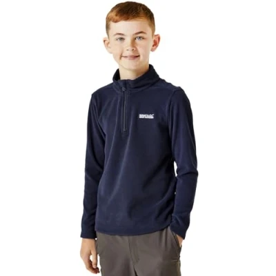 Image of Regatta Kids Hot Shot II 1/2 Zip Fleece Navy 14 Yrs