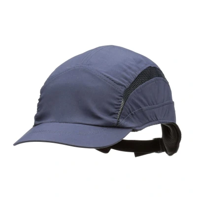 Image of 3M First Base 3 Bump Cap 2030031, Classic, Navy Blue, Reduced Peak, 55mm