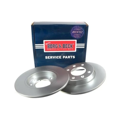 Image of Borg &amp; Beck BBD4249 Brake Disc Pair (Rear): Cit.C4. Peu.307. 01