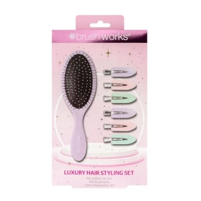 Image of Brushworks Luxury Hair Styling Set (Purple)