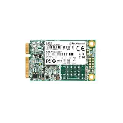 Image of Transcend SSD 64GB MSA220S mSATA 3D NAND, SATA3