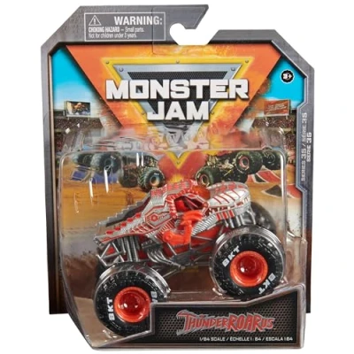 Image of Monster Jam, Official ThunderROARus Truck, Die Cast Vehicle, 1:64 Scale, Kids Toys for Boys Ages 3 and up