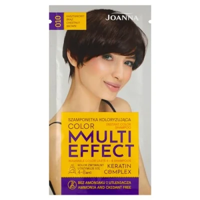 Image of JOANNA MULTI COLOR Temporary hair DYE / 010 coloring Auburn brown