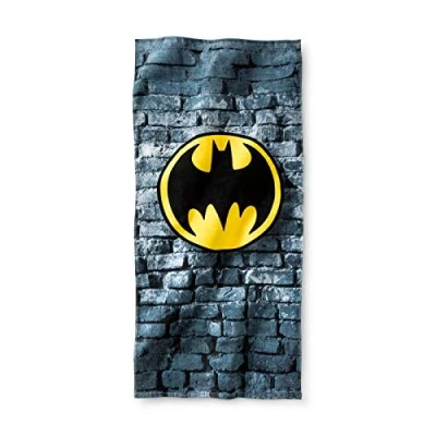 Image of DC Comics Batman Logo Beach Towel