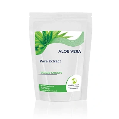 Image of Aloe Vera Extract 6000mg Veg x60 Tablets Letter Box Friendly