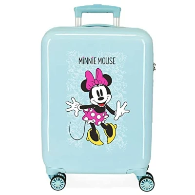 Image of Disney Minnie Enjoy the Day Green Cabin Suitcase 40x55x20 cm Rigid ABS Combination lock 34 Litre 2.8 Kg 4 Double Wheels Hand Luggage