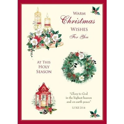 Image of Wishing Well Studios Christmas Card Wishes Holy Season