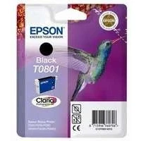 Image of C13T08014010 Genuine Epson T0801 Black Ink Cartridge