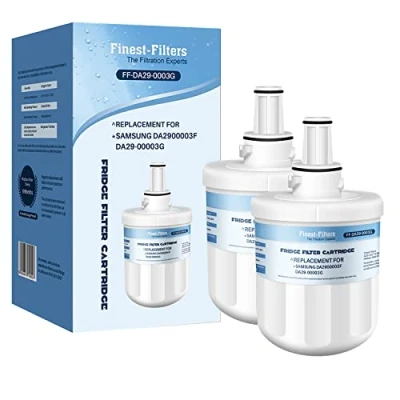 Image of 2 x Finest Filters DA29 00003F Fridge Water Filter, Compatible with Samsung Aqua Pure Plus 00003F, HAFIN1, 00003B, 00003A B, 00003A, DA97 06317A, DA61 00159A