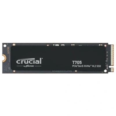 Image of Crucial T705 1TB SSD PCIe Gen5 NVMe M.2 Internal Gaming SSD, Up to 13,600MB/s, Microsoft DirectStorage, 4.0 Backwards Compatible, Solid State Drive CT1000T705SSD3