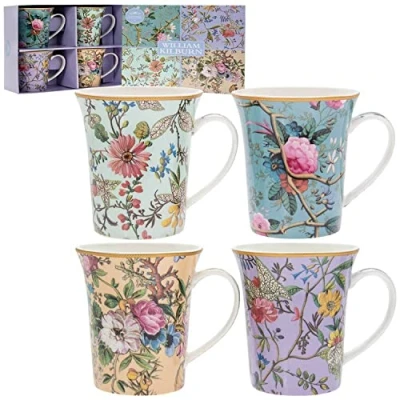 Image of The Leonardo Collection LP94355 Set, Ceramic, 300 milliliters, William Kilburn Mugs Set of 4