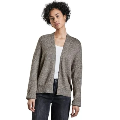 Image of Street One Women&#039;s A253914 Open Cardigan, Morel Brown Mel, 12